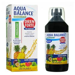 AQUA BALANCE RASSODAN DREN FORTE GUSTO ANANAS 500 ML DIETALINEA + AQUALOSS 2,8 G - famajoy.it
