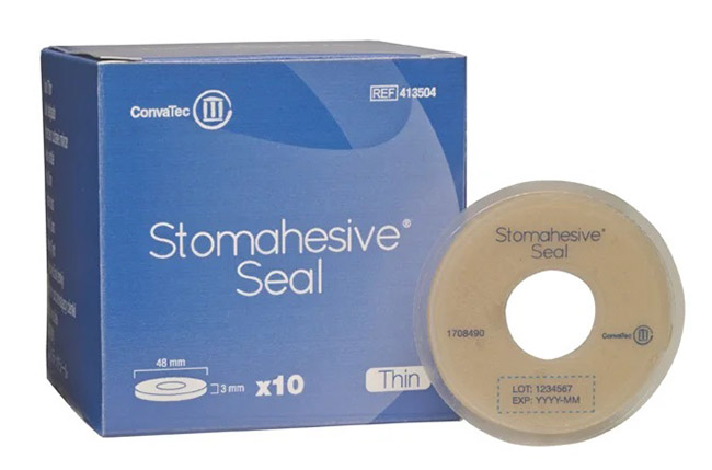 ANELLO STOMIA STOMAHESIVE SEAL FORO APERTURA 18MM DIAMETRO 48MM 10 PEZZI - famajoy.it