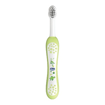 CHICCO SPAZZOLINO PRIMI DENTI DA LATTE VERDE 6-36 MESI - famajoy.it