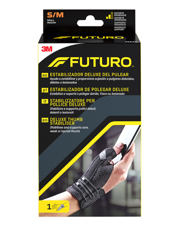 STABILIZZATORE PER POLLICE FUTURO NERO LARGE/EXTRA LARGE 1 PEZZO - famajoy.it