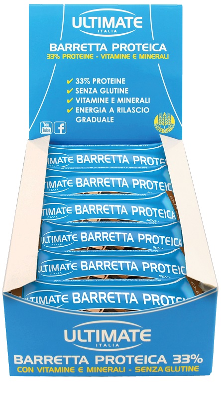 ULTIMATE BARRETTA PROTEICA CIOCCOLATO 24 PEZZI - famajoy.it