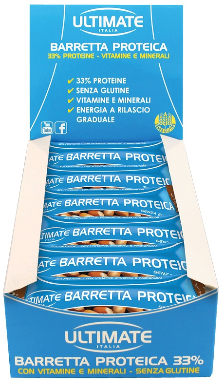 ULTIMATE BARRETTA PROTEICA NOCCIOLA 24 PEZZI - famajoy.it