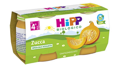 HIPP BIO HIPP BIO OMOGENEIZZATO ZUCCA 2X80 G - famajoy.it