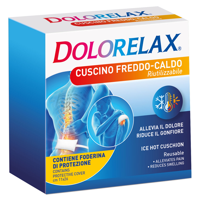 ICE HOT DOLORELAX CUSCINO RIUTILIZZABILE 11X26 CM 2 PEZZI - famajoy.it