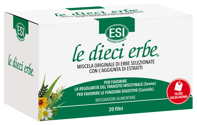 ESI LE DIECI ERBE TISANA 20 FILTRI - famajoy.it