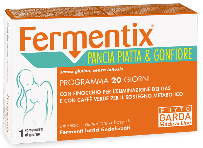FERMENTIX PANCIA PIATTA E GONFIORE 20 COMPRESSE - famajoy.it