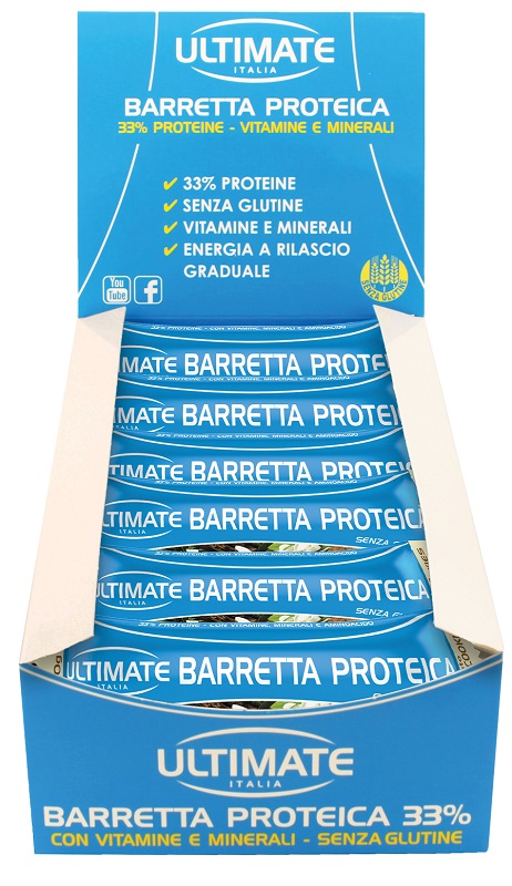 ULTIMATE BARRETTA PROTEICA GUSTO VANIGLIA E COOKIES 24 PEZZI - famajoy.it