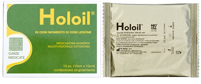 HOLOIL MEDICAZIONE GARZA 10X10CM 10 PEZZI - famajoy.it