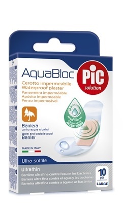 CEROTTO PIC AQUABLOC 25X72MM ANTIBATTERICO 10 PEZZI - famajoy.it