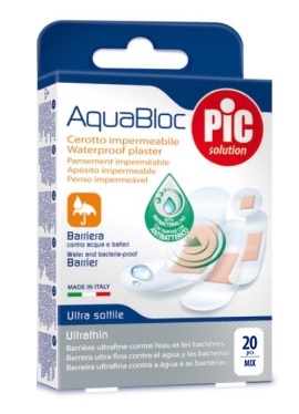 CEROTTO PIC AQUABLOC MIX ANTIBATTERICO 20 PEZZI - famajoy.it