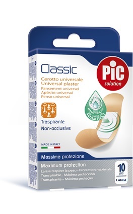 CEROTTO PIC CLASSIC 25X72 MM 10 ANTIBATTERICO 10 PEZZI - famajoy.it