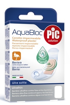 CEROTTO PIC AQUABLOC 5X7 STERILE ANTIBATTERICO 5 PEZZI - famajoy.it
