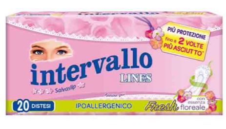 LINES INTERVALLO PROTEGGISLIP FRESH DISTESO 20 PEZZI - famajoy.it