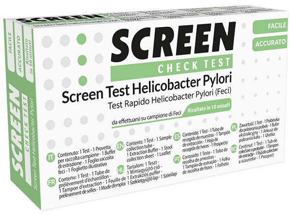 SCREEN TEST RAPIDO ANTIGENI HELICOBACTER PYLORI FECI UMANE - famajoy.it