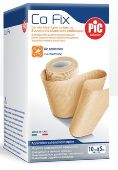 BENDA ELASTICA PIC CO FIX AUTOADESIVA 10X5CM MEDIUM ASTUCCIO - famajoy.it