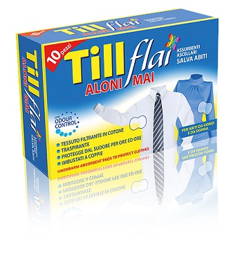 TILL FLAI ASSORBENTI ASCELLARI NUOVO ADESIVO 10 PEZZI - famajoy.it