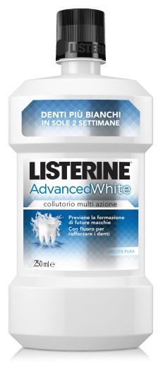 LISTERINE ADVANCE WHITE 250 ML - famajoy.it