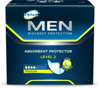 PANNOLONE SAGOMATO MASCHILE TENA MEN LIVELLO 2 20 PEZZI - famajoy.it