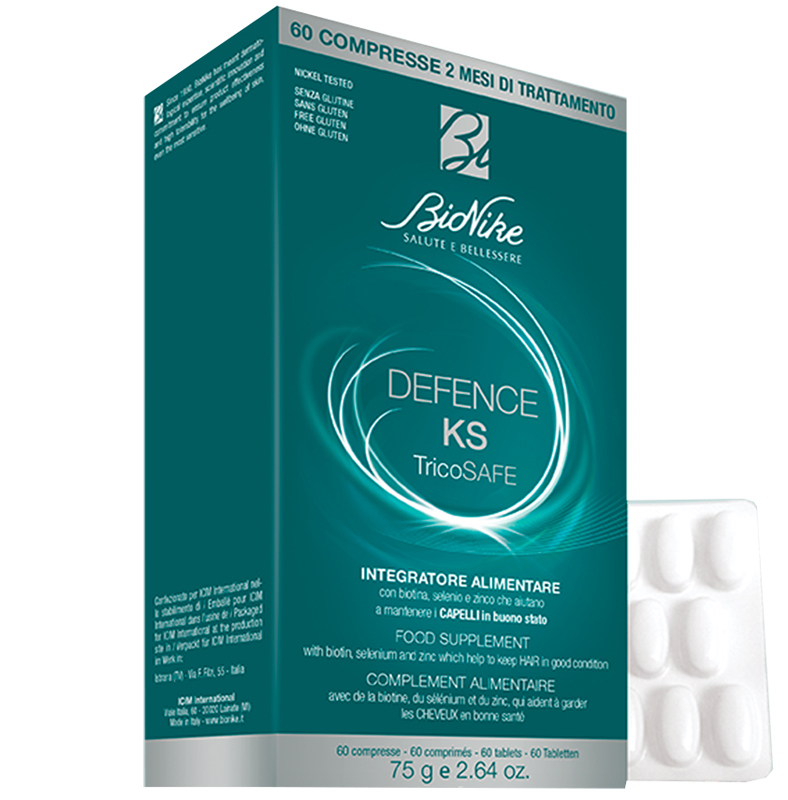 DEFENCE KS TRICOSAFE 36 COMPRESSE - famajoy.it