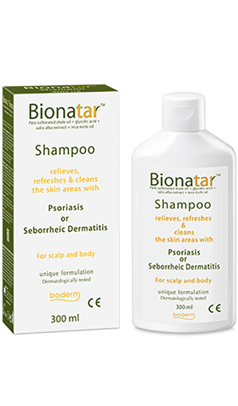 BIONATAR SHAMPOO INDICATO IN PRESENZA DI SINTOMI DI PSORIASI O DERMATITE SEBORROICA 300 ML CE - famajoy.it