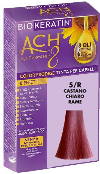 BIOKERATIN ACH8 COLOR PRODIGE 5/R CASTANO CHIARO RAME - famajoy.it