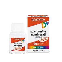 MASSIGEN DAILYVIT 12 VITAMINE 11 MINERALI 60 COMPRESSE RIVESTITE - famajoy.it