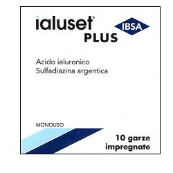 GARZA MEDICATA IALUSET 10X10 CM 10 PEZZI - famajoy.it