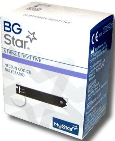 STRISCE REATTIVE MISURAZIONE GLICEMIA BGSTAR MYSTAR 50 PEZZI - famajoy.it