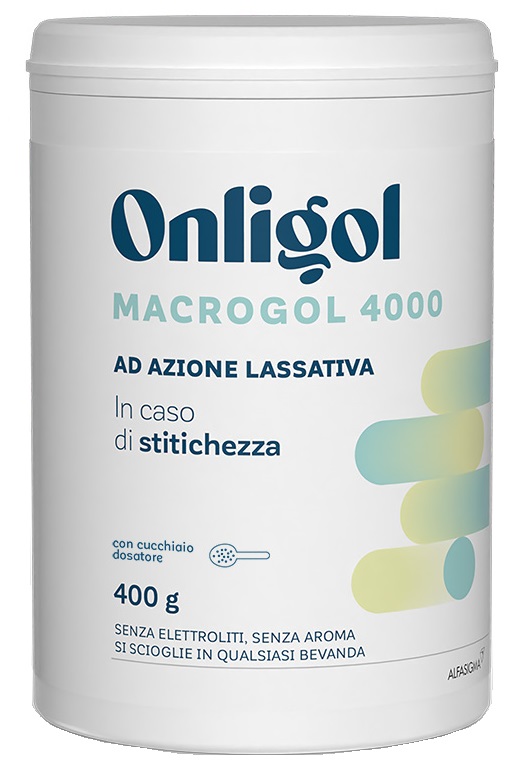 ONLIGOL MACROGOL 4000 400 G SENZA ZUCCHERO - famajoy.it