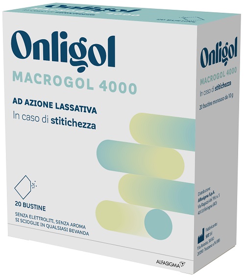 ONLIGOL MACROGOL 4000 20 BUSTINE 10 G SENZA ZUCCHERO - famajoy.it