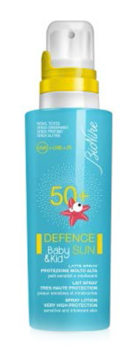 DEFENCE SUN BABY LATTE SOLARE 50+ SPRAY 125 ML - famajoy.it