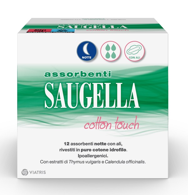 SAUGELLA COTTON TOUCH ASSORBENTI NOTTE 12 PEZZI TAGLIO PREZZO - famajoy.it