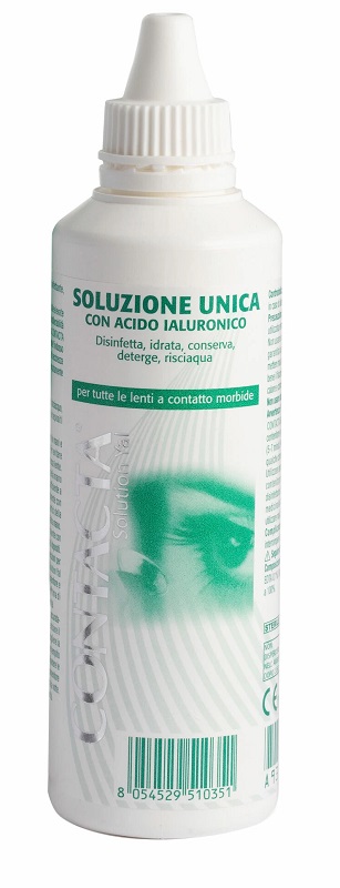 SOLUZIONE OCULARE CON ACIDO IALURONICO CONTACTA 100ML MARCHIO CE - famajoy.it