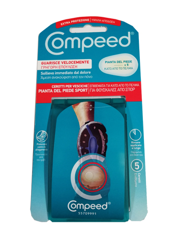 COMPEED VESCICHE PIANTA PIEDE 5 CEROTTI - famajoy.it
