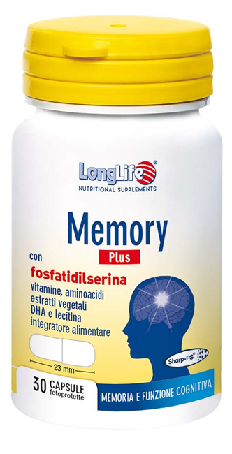 LONGLIFE MEMORY PLUS 30 CAPSULE FOTOPROTETTE - famajoy.it