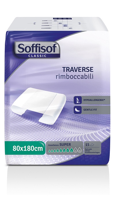 TRAVERSA PER INCONTINENZA SOFFISOF CLASSIC 80X180 15 PEZZI - famajoy.it