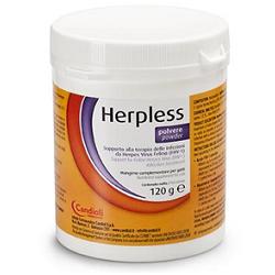 HERPLESS POLVERE BARATTOLO 120 G CON MISURINO - famajoy.it