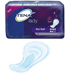 PANNOLONE SAGOMATO TENA DISCREET MAXI NIGHT 12 PEZZI - famajoy.it