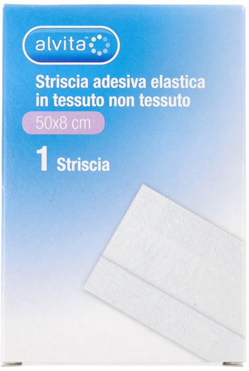 GARZA ALVITA IN TESSUTO NON TESSUTO ESTENSIBILE BIANCO 50X8CM - famajoy.it