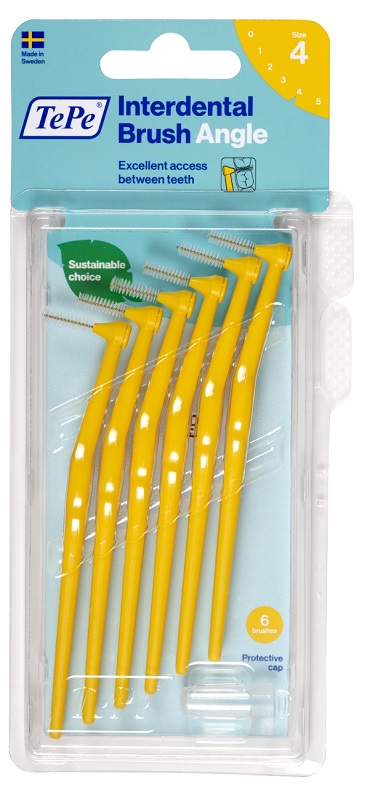 TEPE ANGLE SCOVOLINO GIALLO 0,7MM 6 PEZZI - famajoy.it