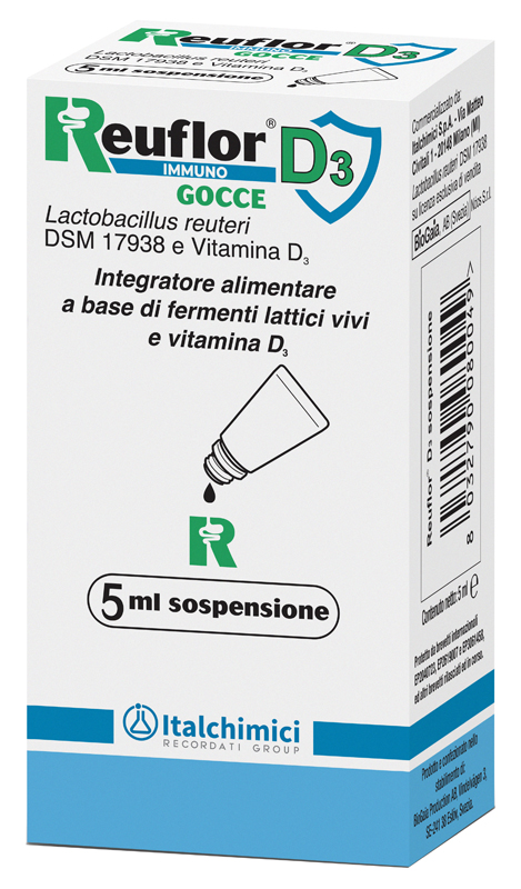 REUFLOR D3 GOCCE 5 ML - famajoy.it