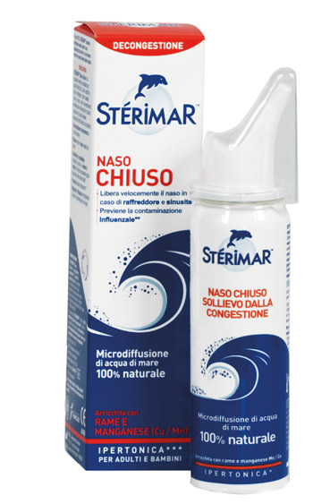 STERIMAR IPERTONICO NASO CHIUSO RAME E MANGANESE SPRAY 50 ML - famajoy.it
