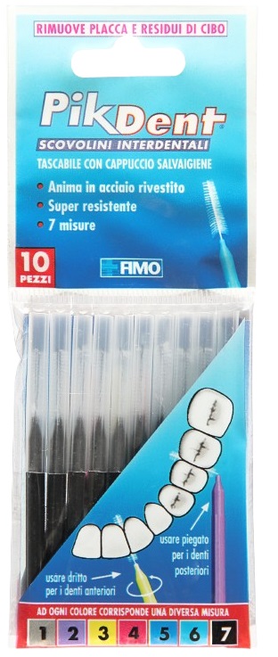 PIKDENT STUZZICOLINO 7 NE 10PZ - famajoy.it