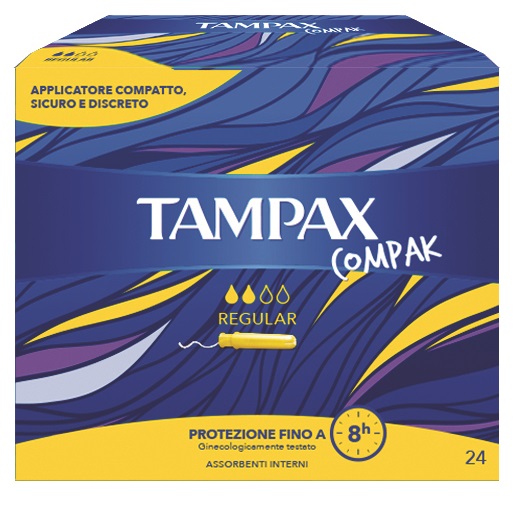 TAMPAX COMPAX REGULAR 24 PEZZI - famajoy.it