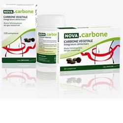 NOVA CARBONE VEGETALE 120 COMPRESSE - famajoy.it