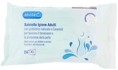 ALVITA SALVIETTE IGIENE ADULTI 24 PEZZI - famajoy.it
