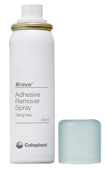 BRAVA SPRAY REMOVER PER DISTACCO DOLCE ADESIVI E DISPOSITIVI PER STOMIA 50 ML - famajoy.it