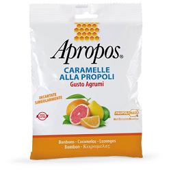 APROPOS CARAMELLE ALLA PROPOLI GUSTO AGRUMI 50 G - famajoy.it