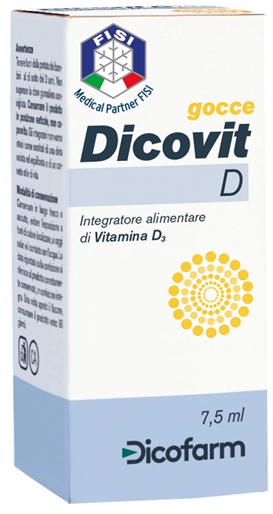 DICOVIT D VITAMINA D3 7,5 ML - famajoy.it