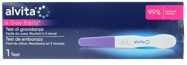ALVITA TEST DI GRAVIDANZA PRECOCE 1 PEZZO - famajoy.it